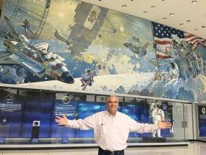 Fred Zayas at Johnson Space Center